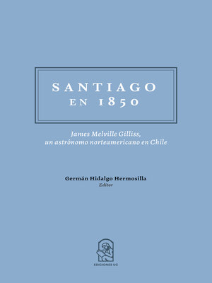 cover image of Santiago en 1850